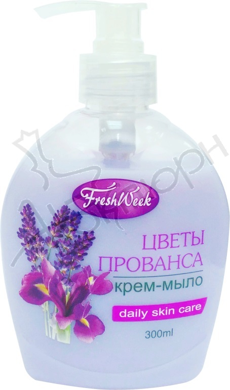 Мыло жидкое с дозатором ФрэшВик 300мл цветы прованса —  .